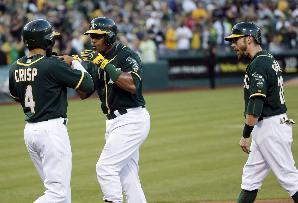 Athletics lose Coco Crisp and Yoenis Cespedes to injury on Friday