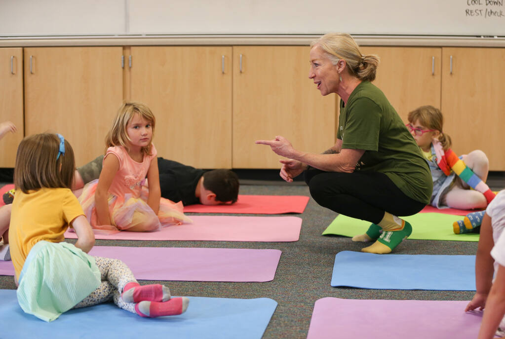 Benefield: Santa Rosa yoga instructor bringing practice into local  classrooms with Soul Yoga Foundation