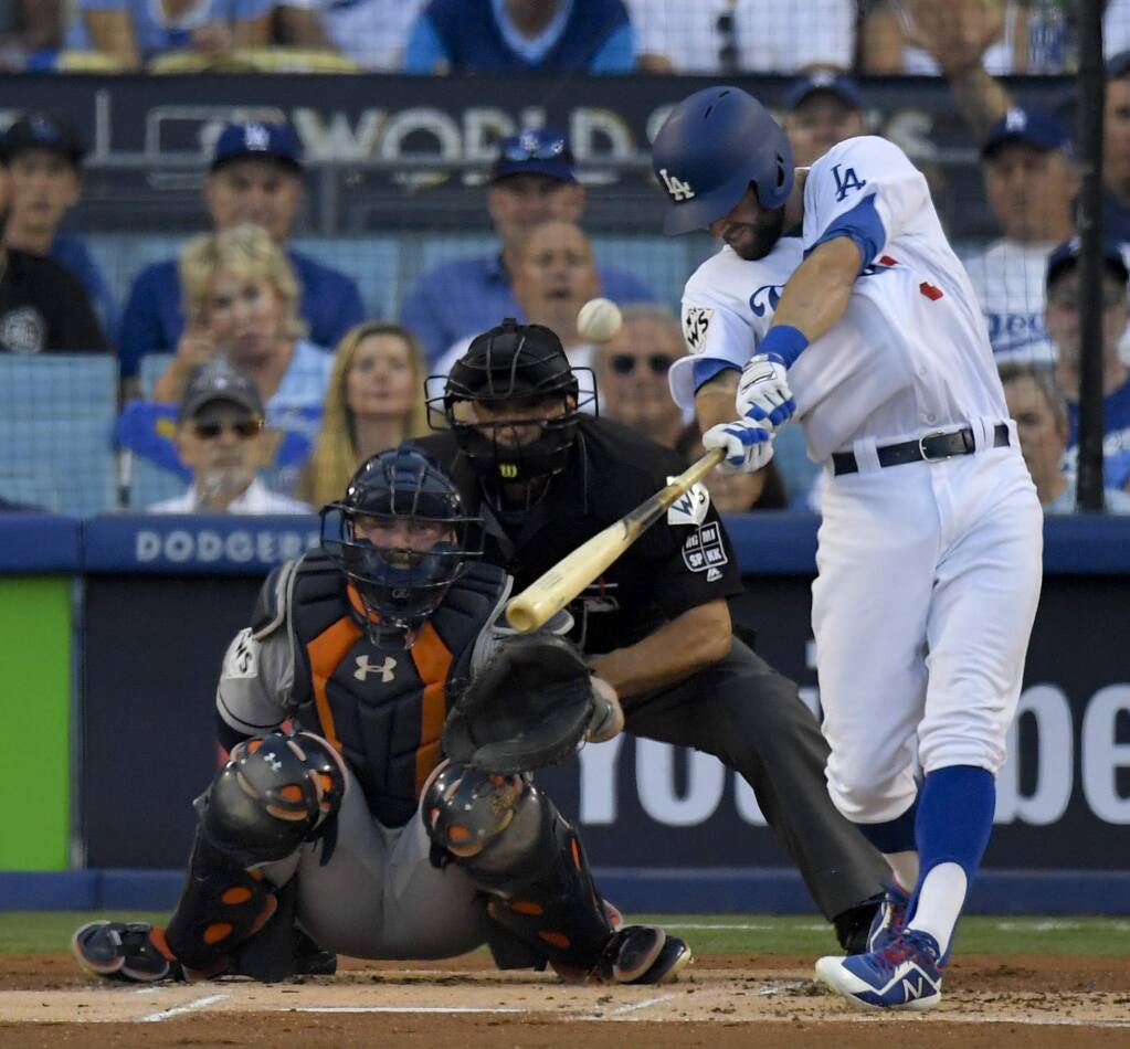 Los Angeles Dodgers beat Houston Astros 3-1 in World Series opener