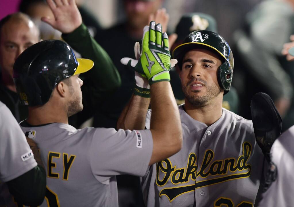 A's outfielder Laureano eager to build on last season