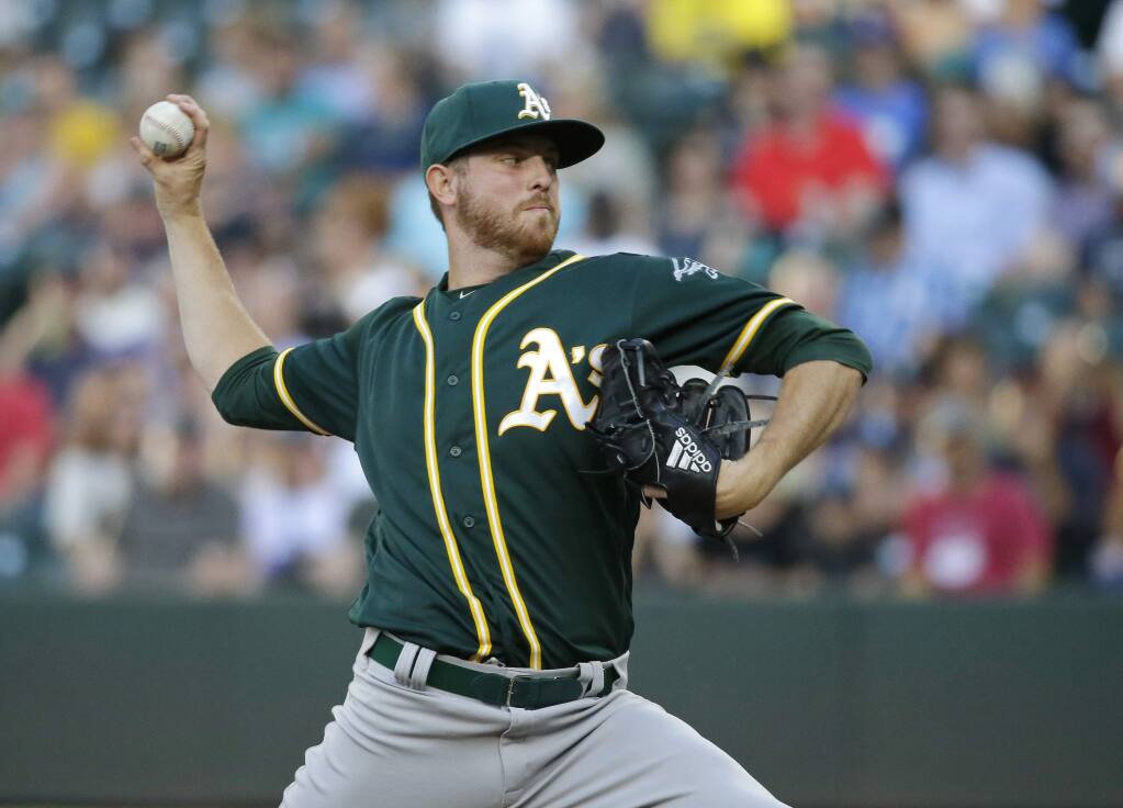Athletics return home and lose big to slumping Seattle