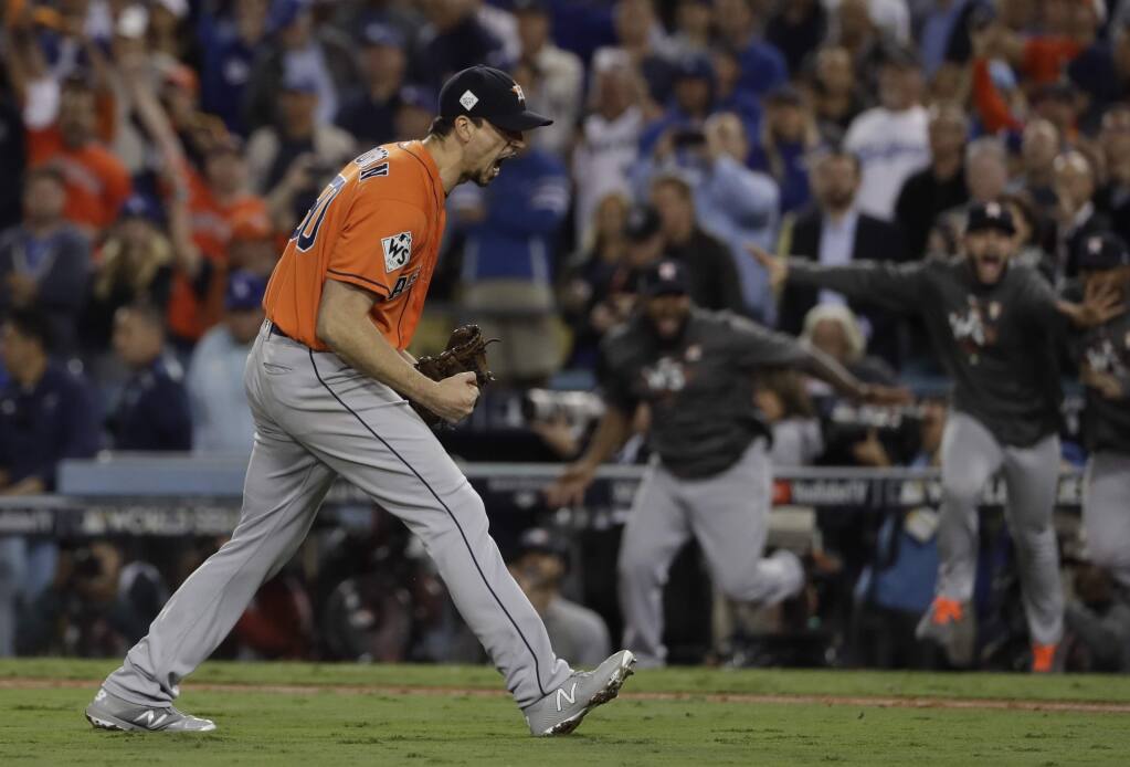 Astros blast Dodgers in World Series Game 7 to clinch 1st championship