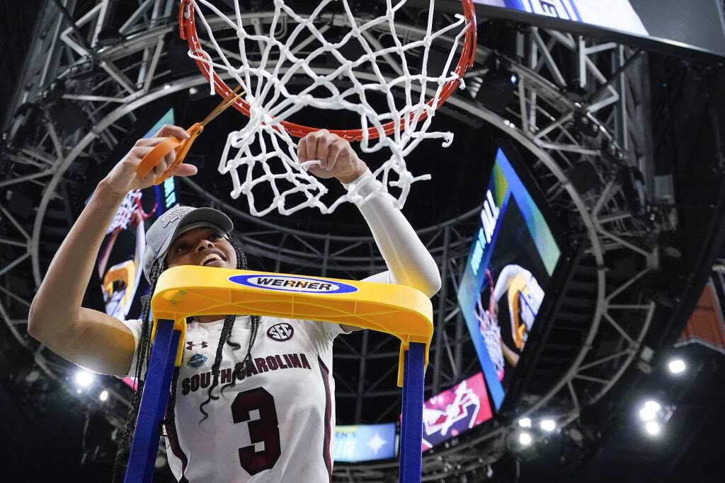 Staley leads South Carolina over UConn for second NCAA title