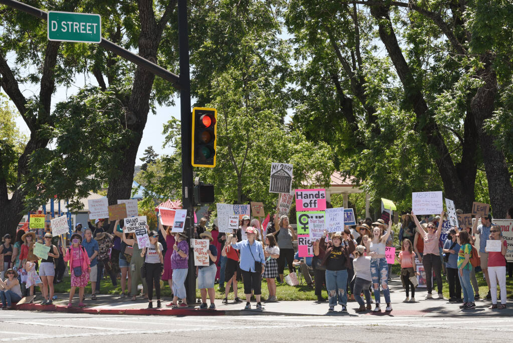 Protesters take to the streets in Petaluma, Cloverdale as part of ...