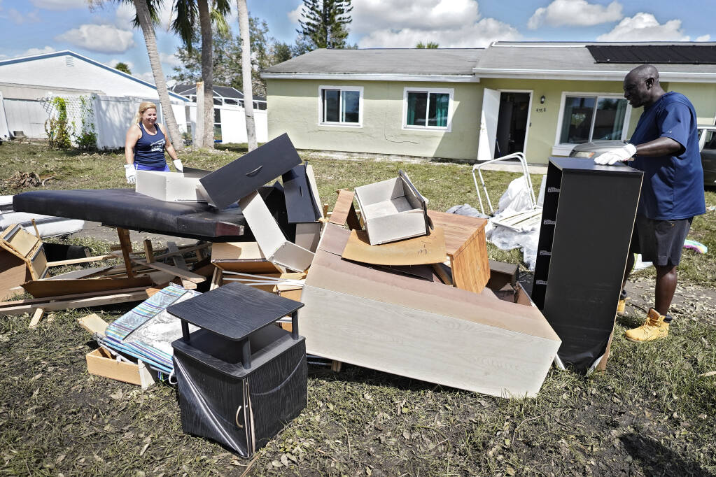 Hurricane Ian floods leave mess, insurance questions behind