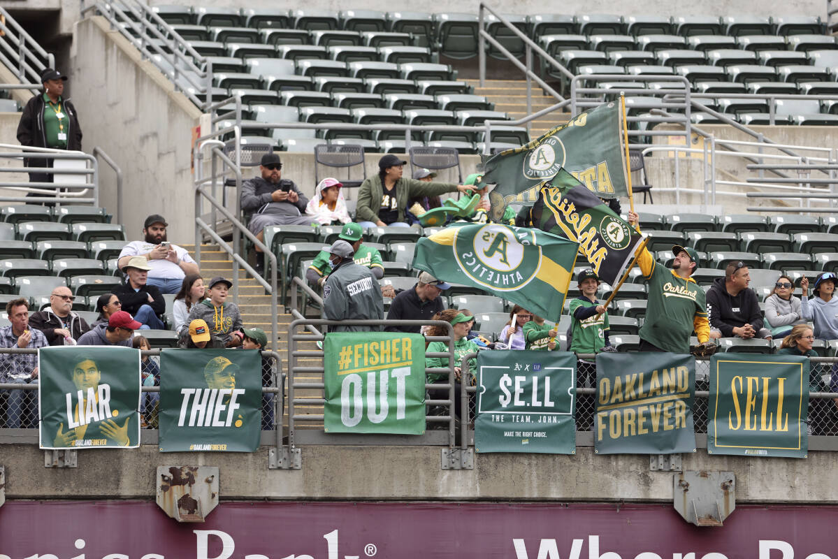 This is not our fault:' Oakland A's fans are defending their image