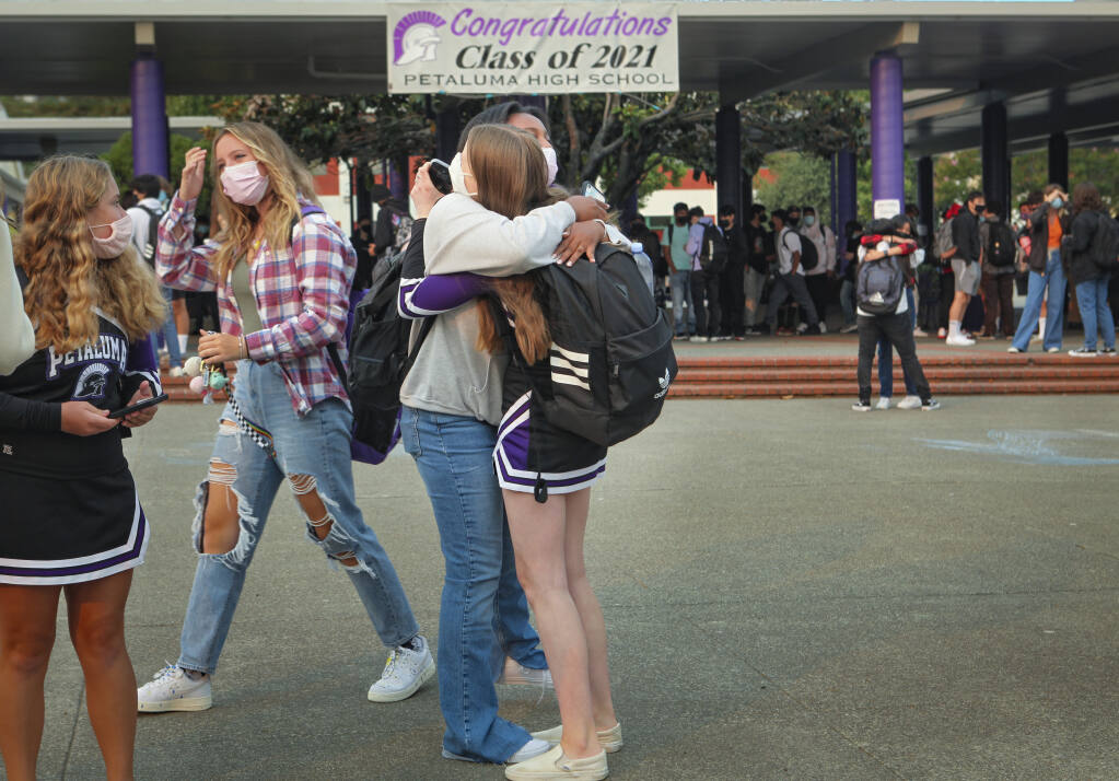 Photo gallery: Petaluma City Schools welcomes students back to school