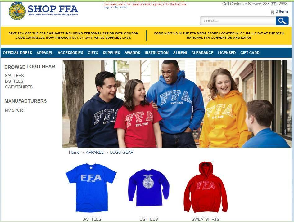 Shop FFA - Official Online Store for the National FFA Organization