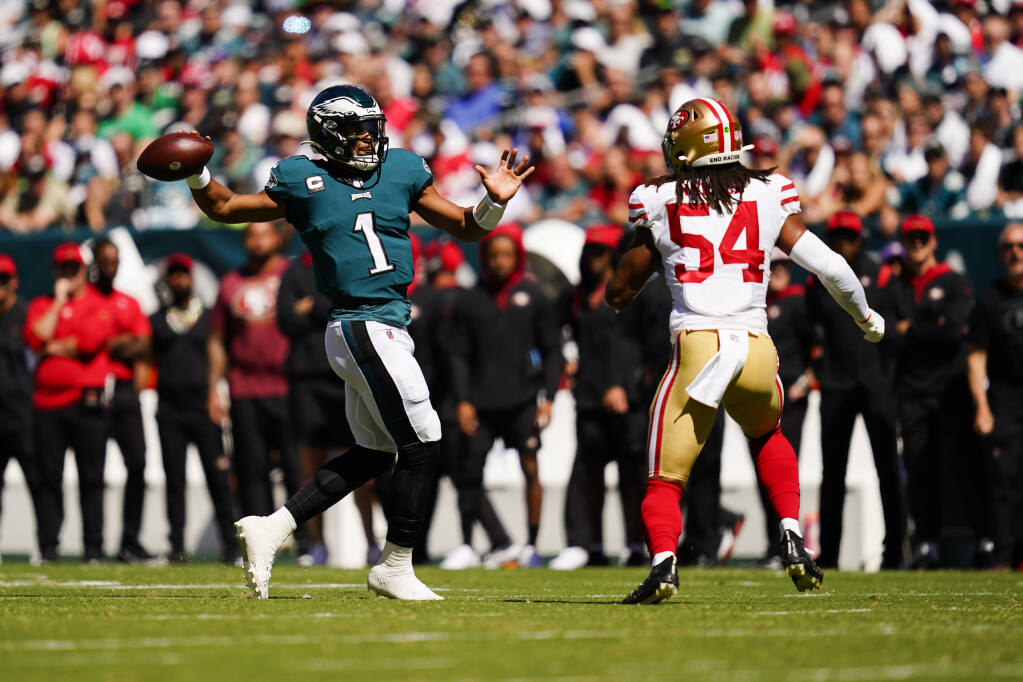 Eagles soar past 49ers in NFC title game to reach Super Bowl