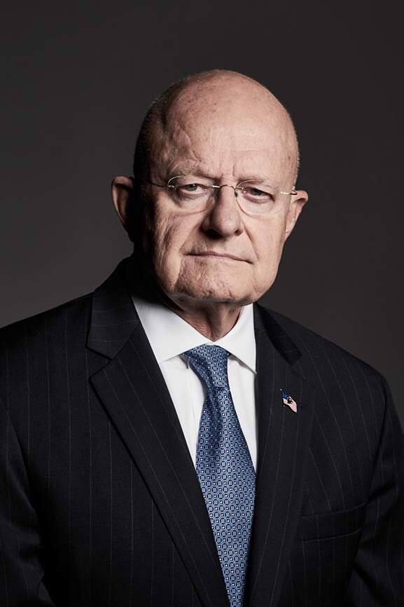 Former national intelligence director James Clapper on stage at Sonoma's  Sebastiani Theatre