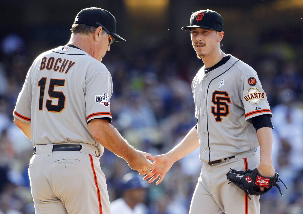 Tim Lincecum chased early in Giants' 10-2 loss to Dodgers