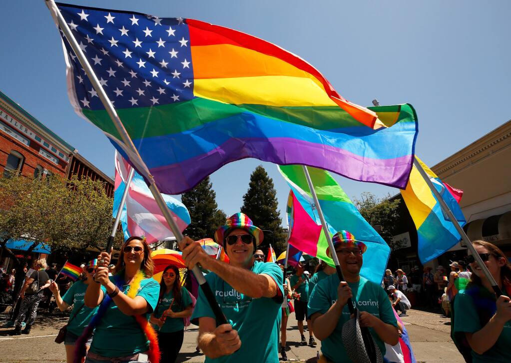 Sonoma County Pride festival and parade draw thousands to Santa Rosa