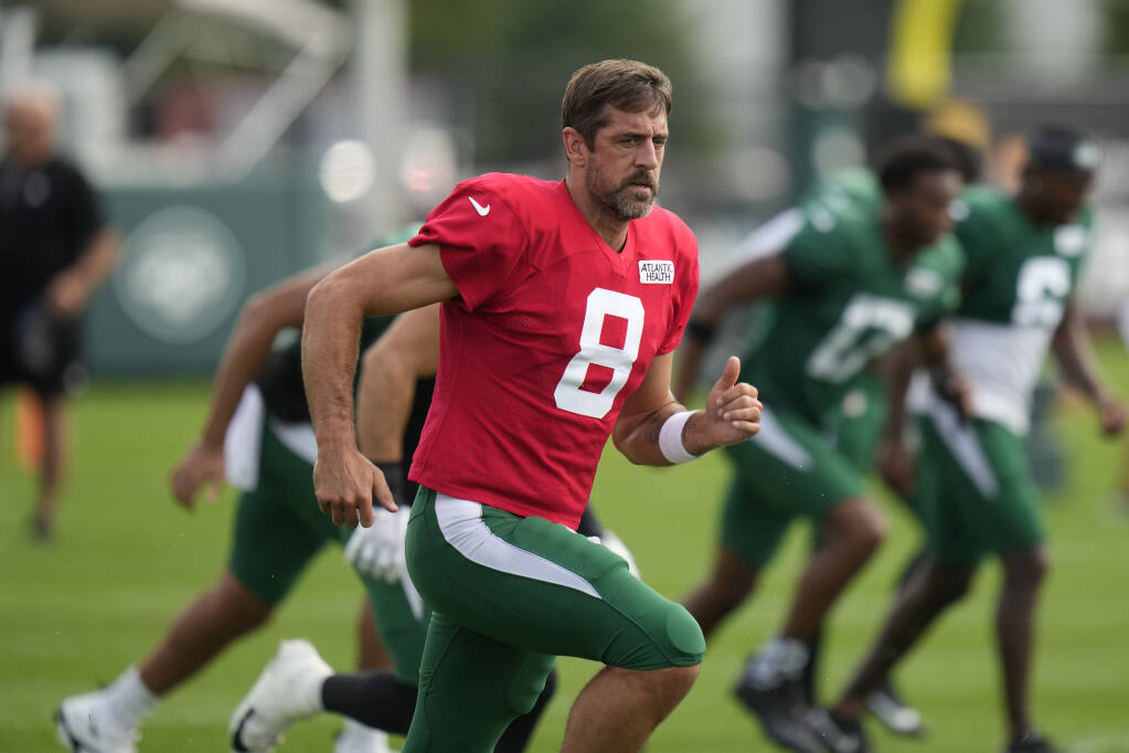 NFL notes: Aaron Rodgers will make his Jets debut in preseason
