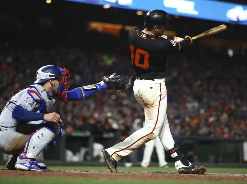 Pablo Sandoval pitches in for Giants in loss to Dodgers - The Boston Globe