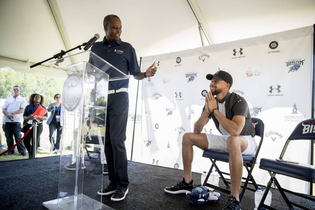Warriors star Steph Curry helps Howard University start Division I golf team