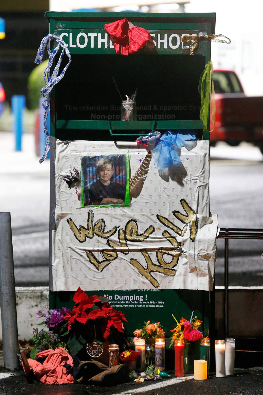 Clothing donation box in Petaluma that caused woman's death will