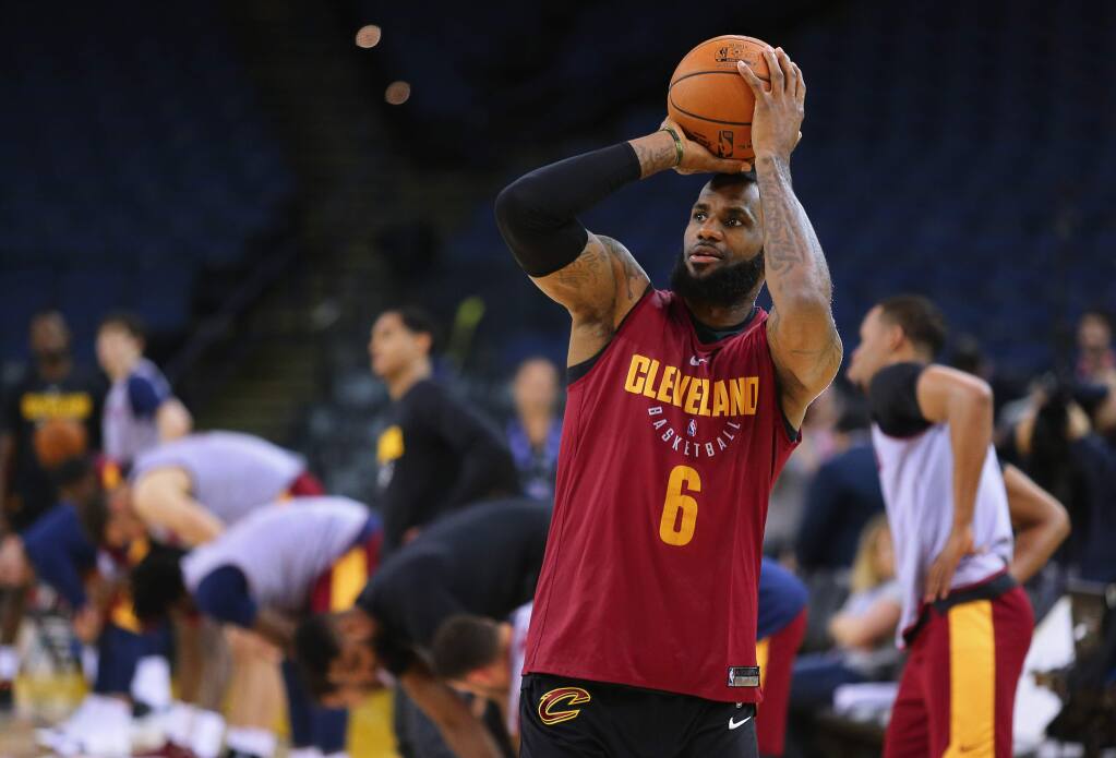 LeBron James won't commit to re-signing with the Cavs and other