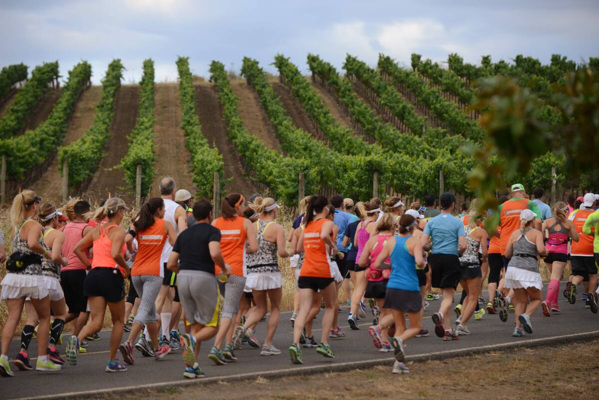Finish a half marathon with wine fest in Sonoma