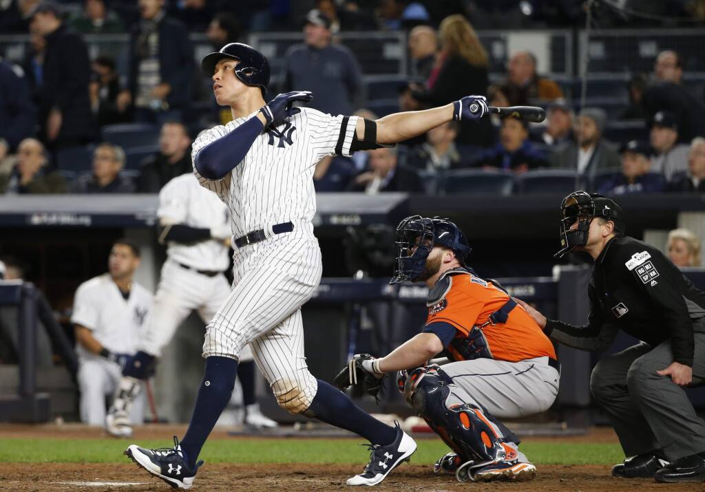 Yankees battle back to even ALCS at 2 games each