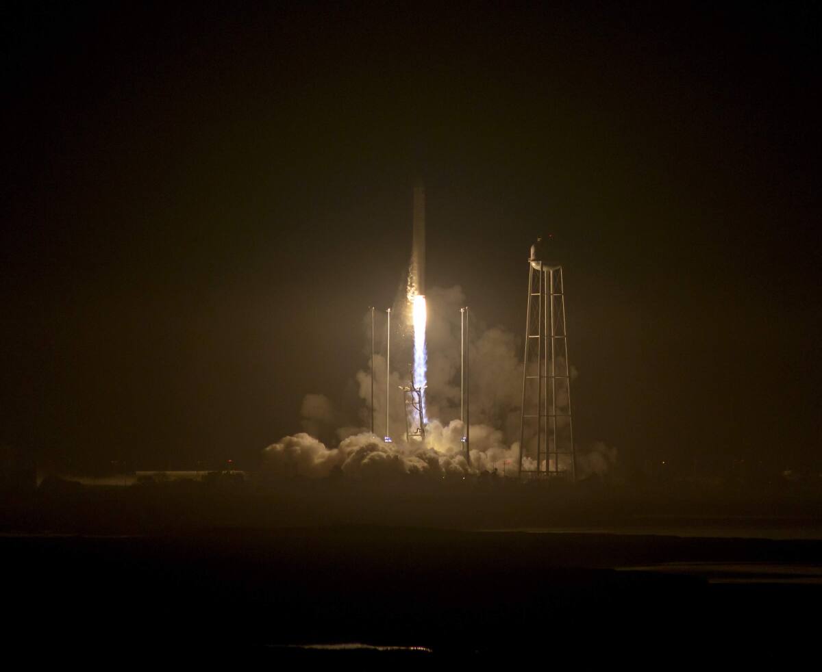 Rocket launch reignites space station deliveries in Virginia