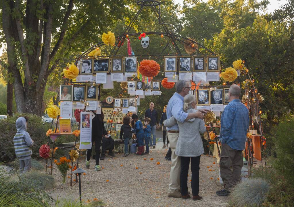 PHOTOS: Rams display community altar for Dia de los Muertos at Olvera  Street's community festival