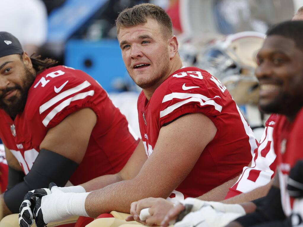49ers rookie offensive tackle Mike McGlinchey to face tougher