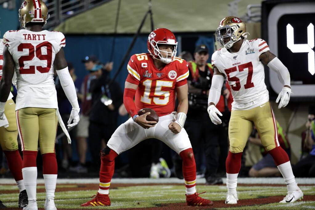 Chiefs rally for 31-20 victory over 49ers in Super Bowl LIV