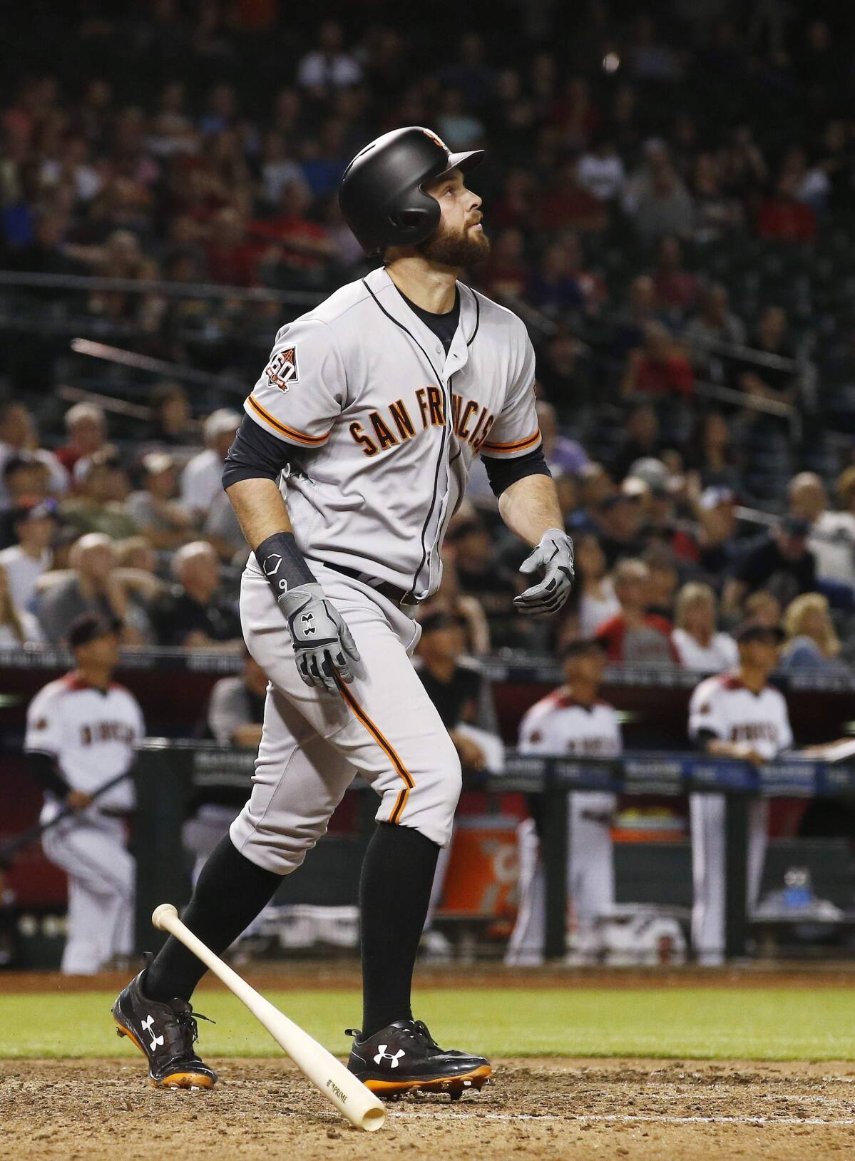 Cue the fog: Brandon Belt's 10th-inning homer and a series of escapes lead  Giants to a win at Arizona - The Athletic