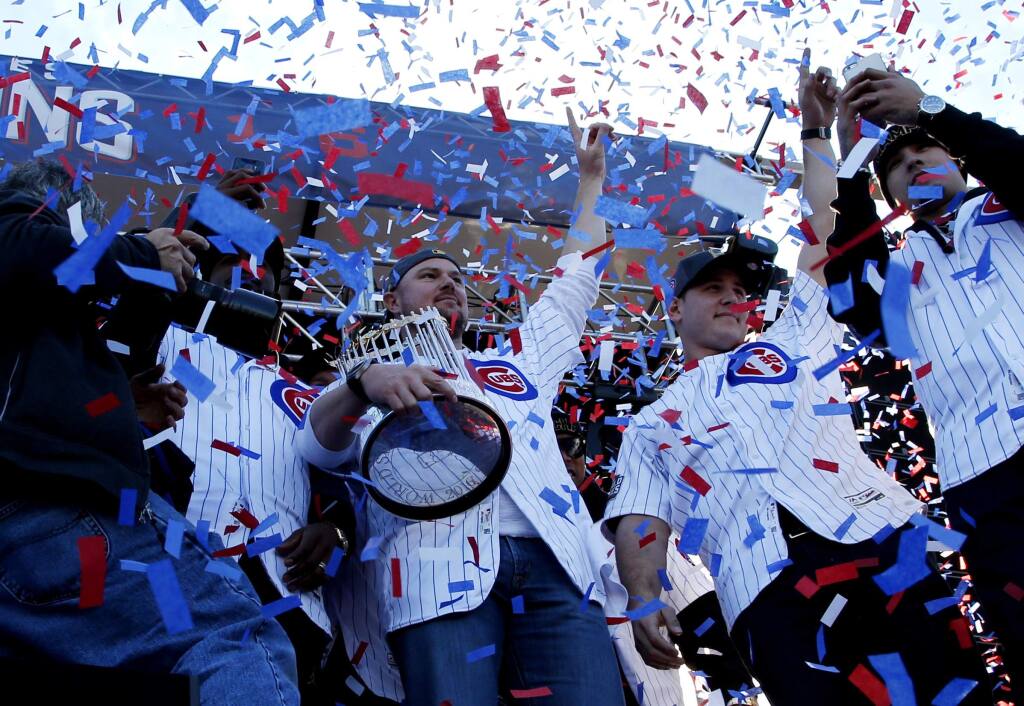 Chicago Cubs World Series Victory Rally 