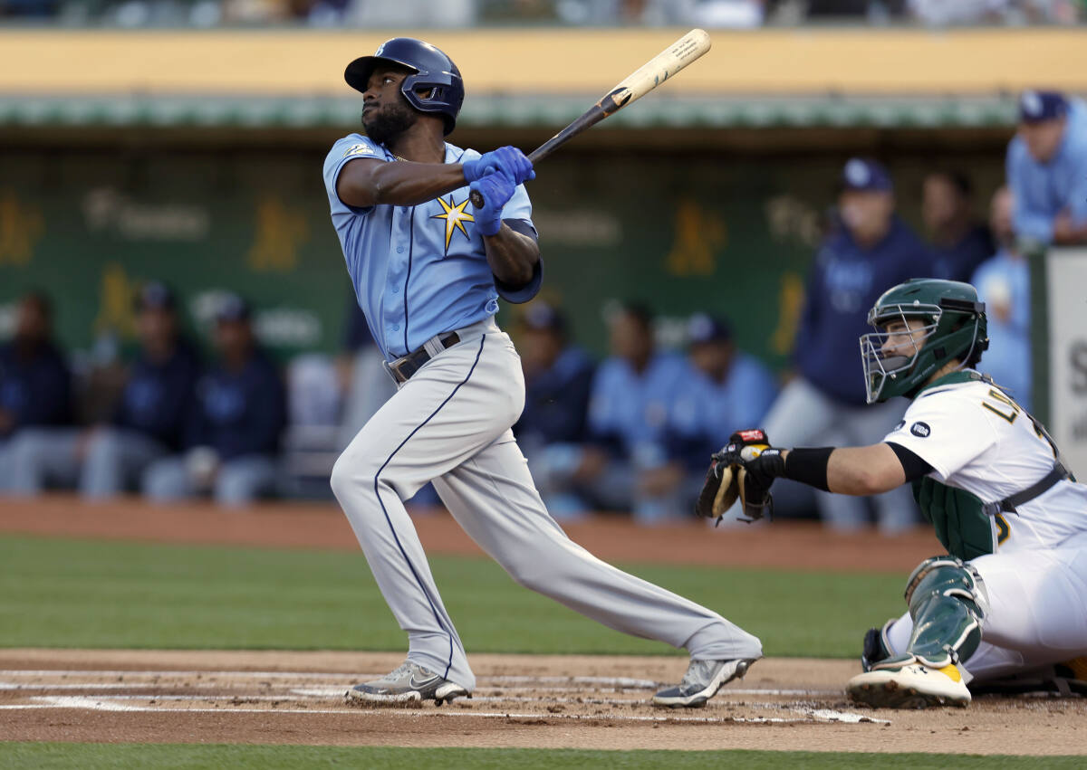 Shea Langeliers' 3-run double sends MLB-worst A's past MLB-best Rays for  season-high 6th straight win