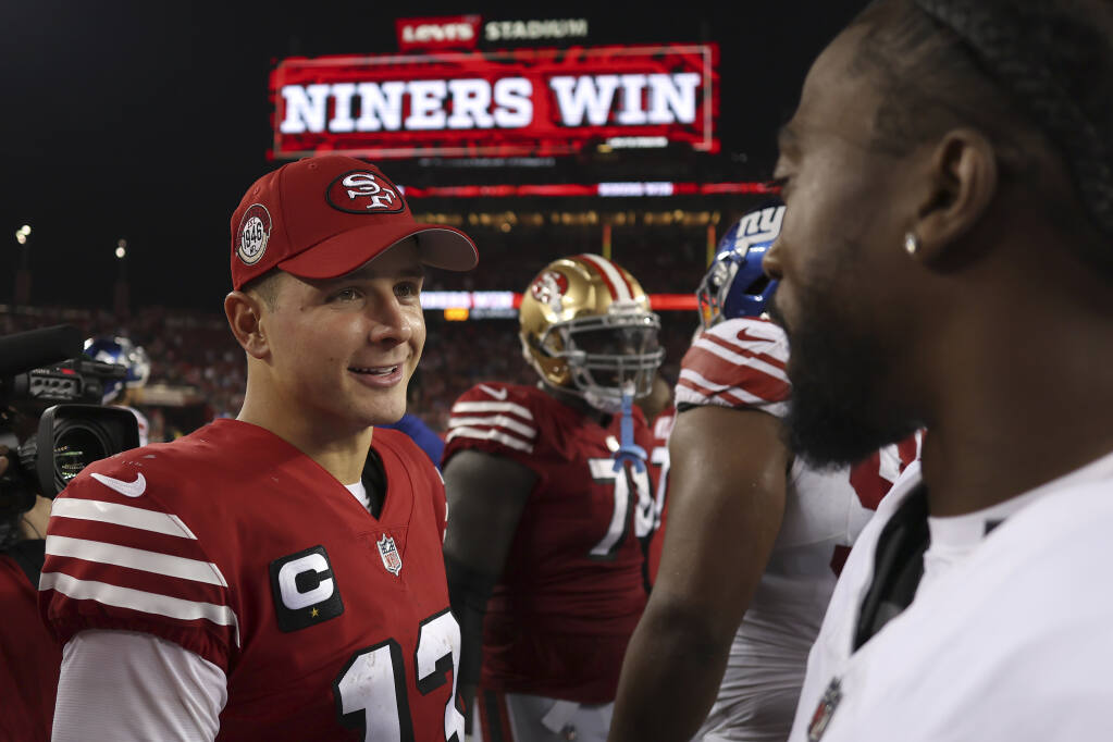 49ers focused on fixing flaws after rolling to 3rd straight win to open  season