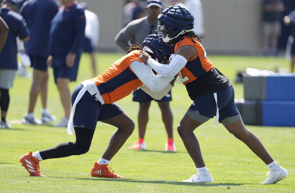 Russell Wilson's first Denver Broncos Training Camp practice