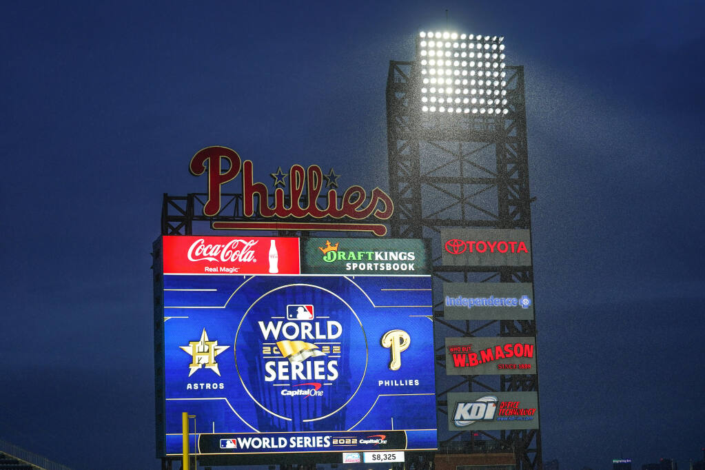 World Series Game 3 postponed because of rain in Philadelphia