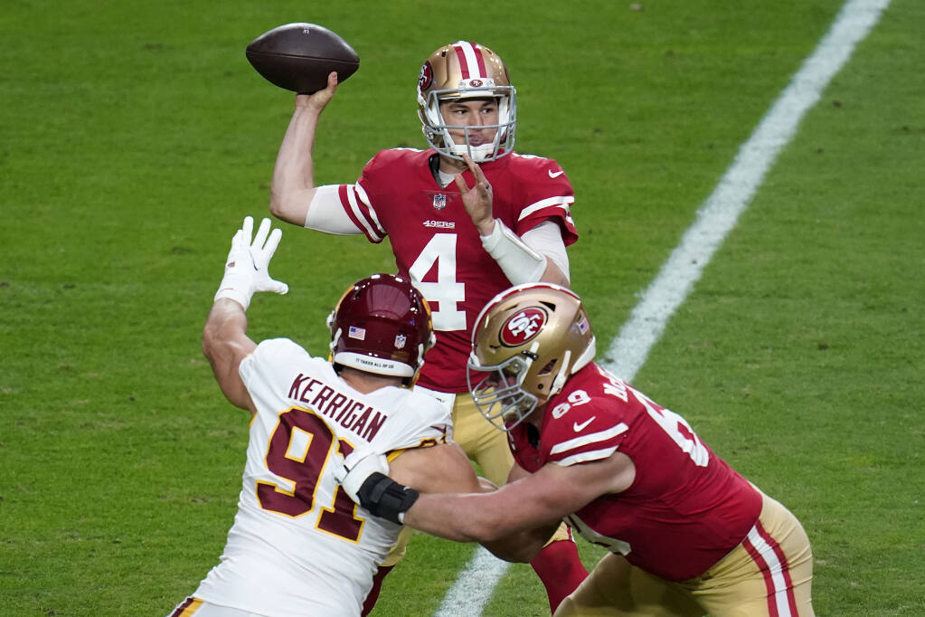 Washington leads NFC East after gritty 23-15 win over 49ers
