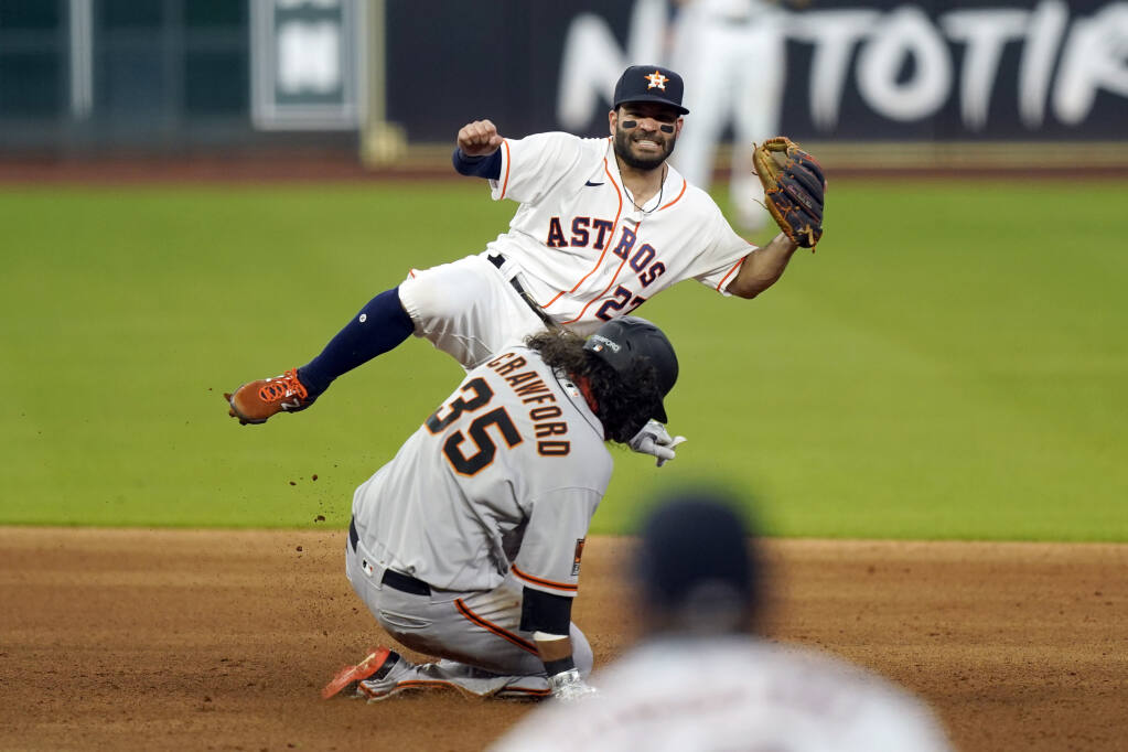 Brandon Crawford's RBI in 10th lifts Giants over Astros 7-6