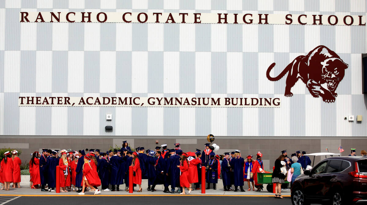 Photos Rancho Cotate High School 2022 graduation