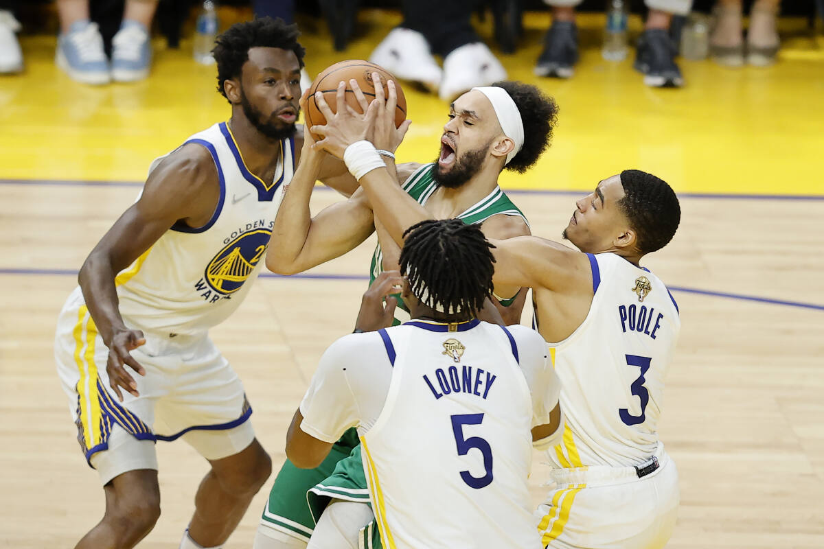 Celtics falter in fourth quarter, lose to Warriors 107-97 in Game