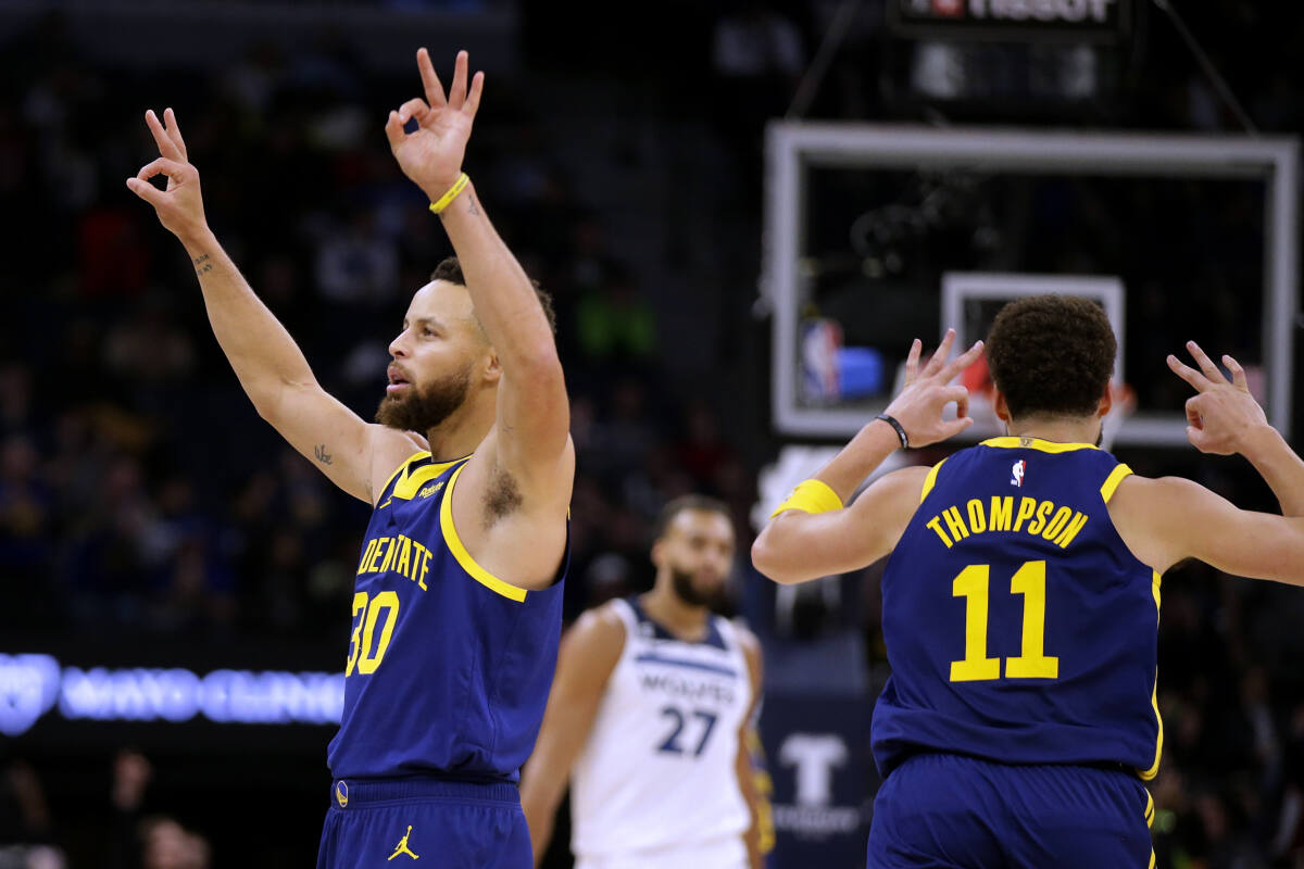 Minnesota Timberwolves Passed On Stephen Curry Twice In The NBA Draft,  Failed To Land Klay Thompson In A Blockbuster Trade, And Traded Andrew  Wiggins To The Warriors - Fadeaway World