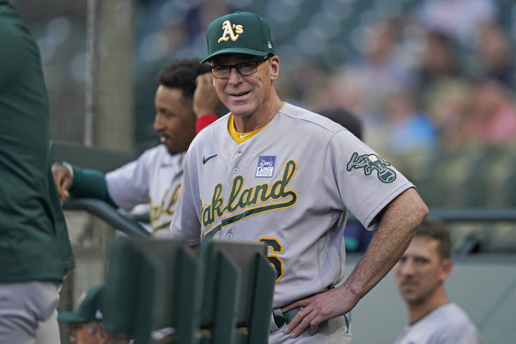A's manager Bob Melvin's contract option exercised for 2022