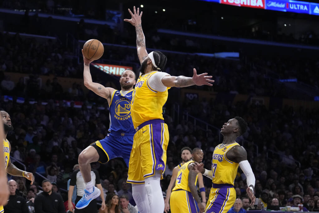 Warriors lose Game 1 to Anthony Davis, Lakers - Golden State Of Mind