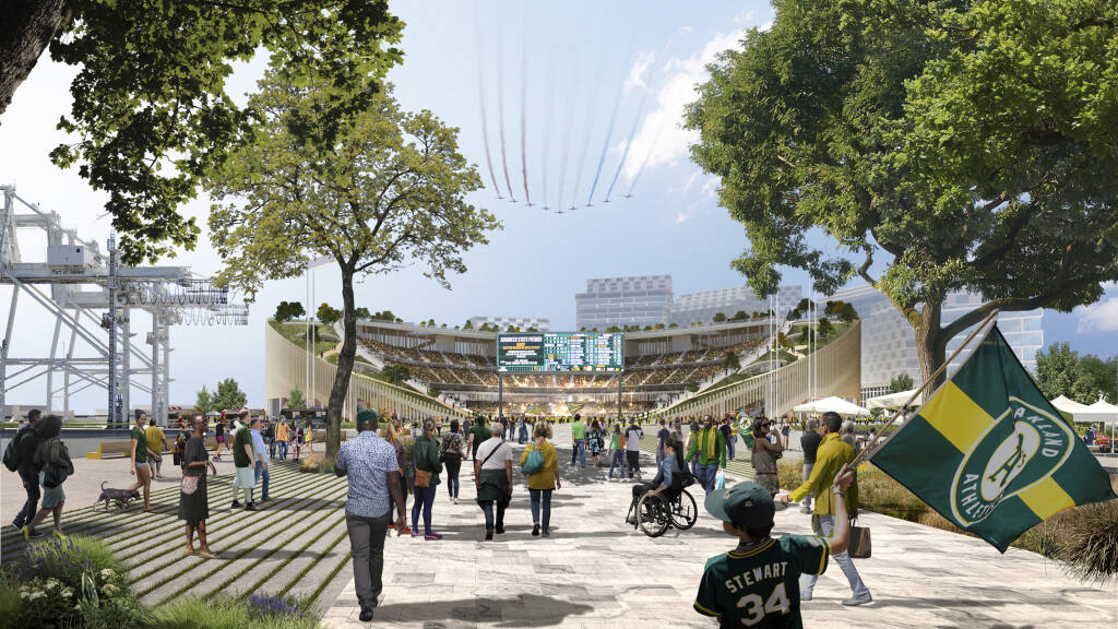 Oakland A's release renderings of stadium planned for Las Vegas Strip
