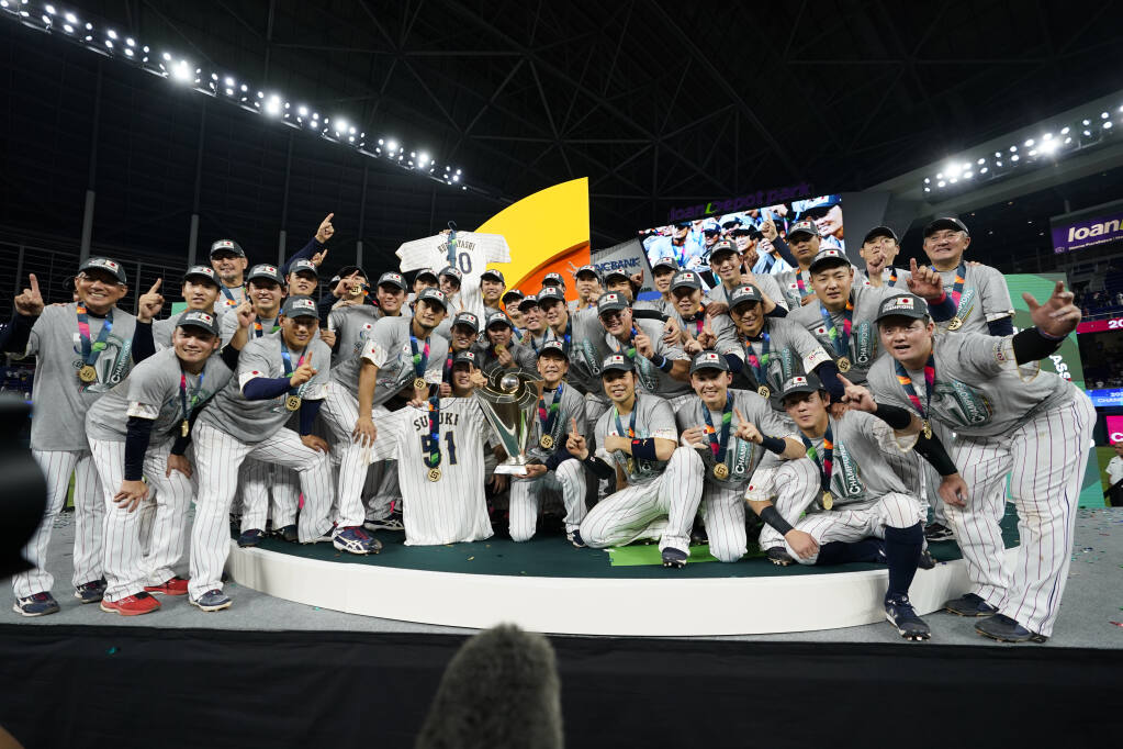 Shohei Ohtani strikes out USA's Mike Trout to clinch WBC title for Japan