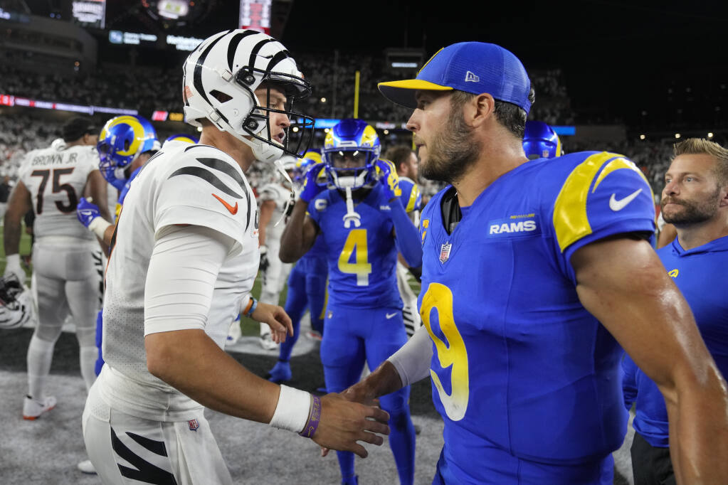 Joe Burrow's status unclear as Rams and Bengals meet for first