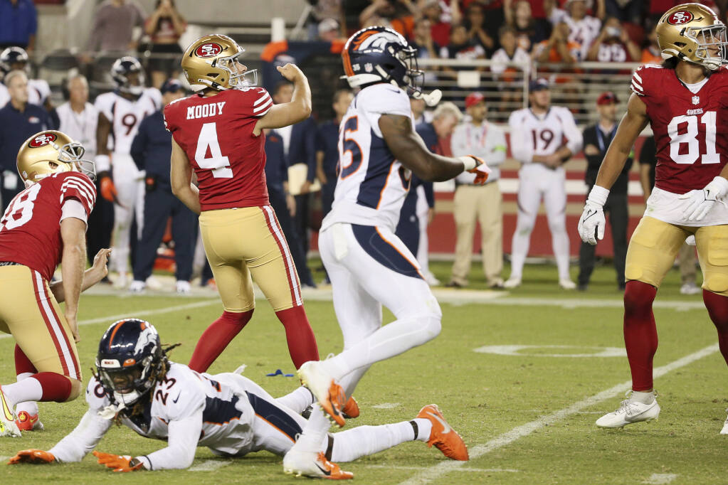 Denver Broncos fall 21-20 to San Francisco 49ers in second preseason  matchup on the road - CBS Colorado