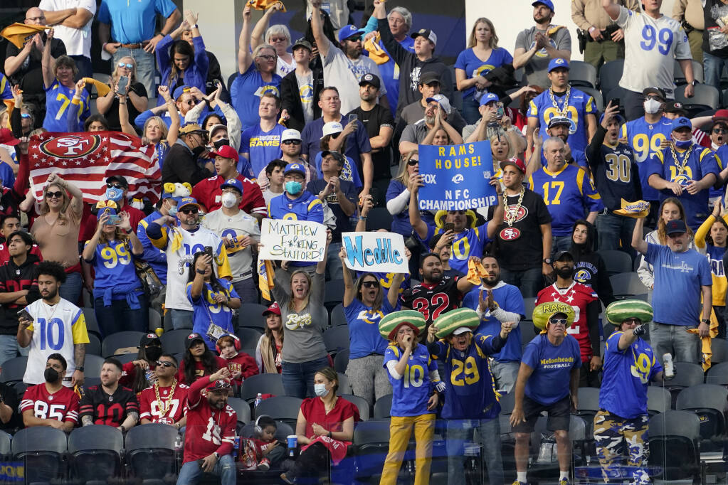 PHOTOS: Rams NFC Championship celebration