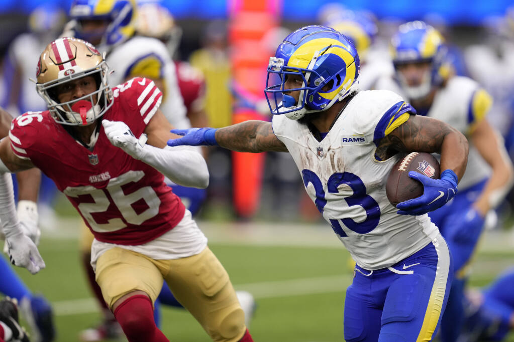 Rams show promise with breakout performances by Puka Nacua and Kyren  Williams in loss to Niners