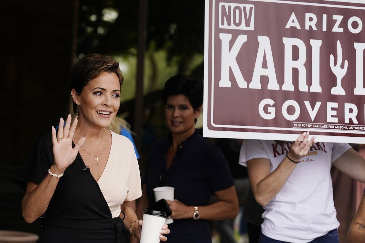Trump Ally Kari Lake Wins Gop Primary For Arizona Governor 