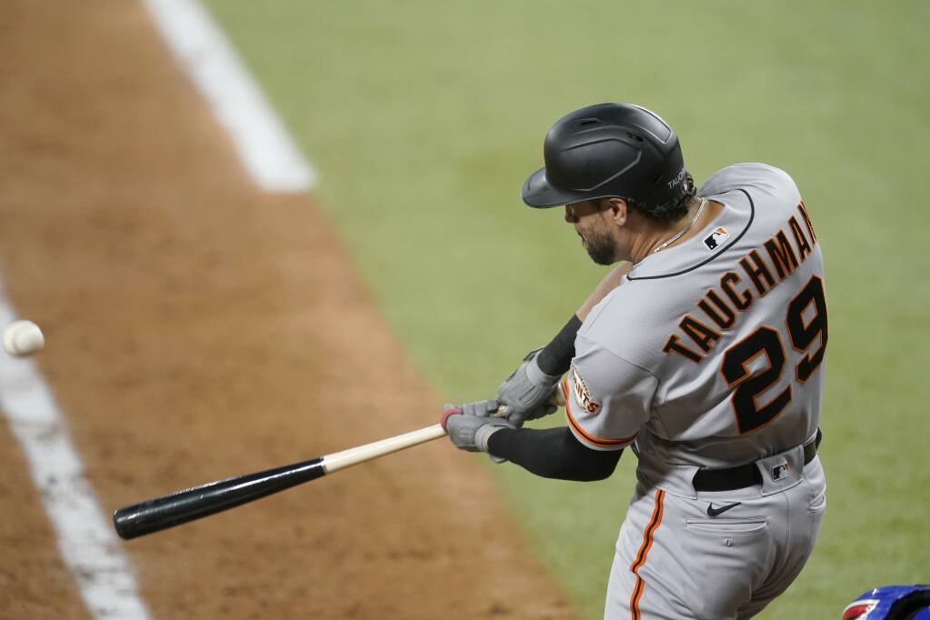 Brandon Belt hit a solo homer and added a go-ahead single in