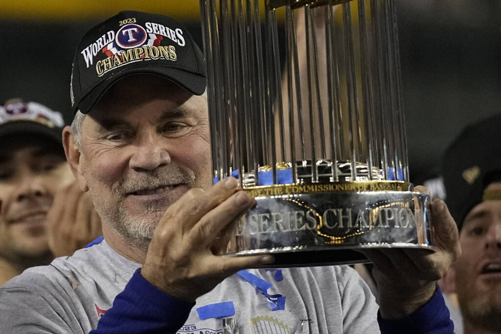 Texas Rangers win 1st World Series title with 5-0 win over Diamondbacks in  Game 5 | Beanies