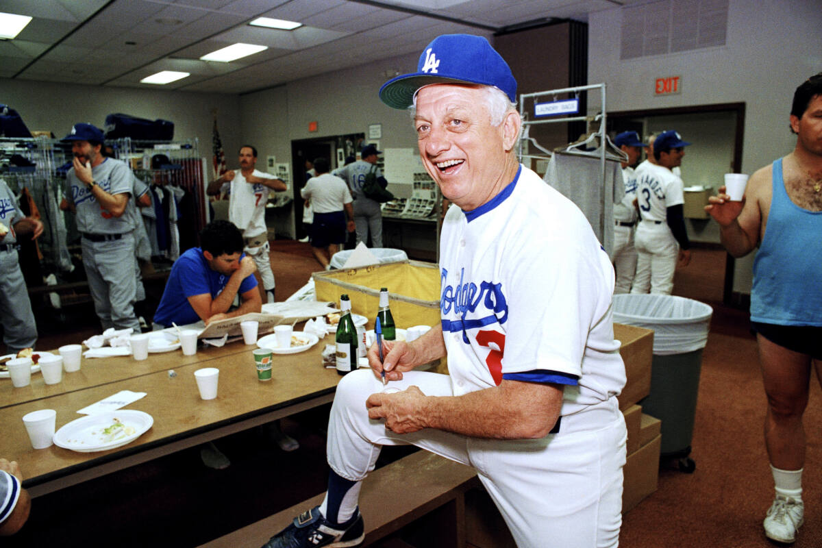 Tommy Lasorda, the baseball manager who 'gave God a jersey